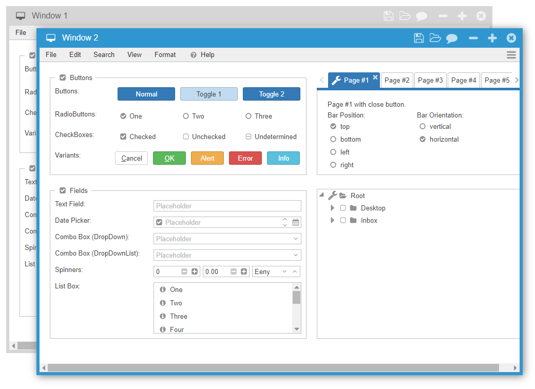 Wisej.NET Blue-1 Theme